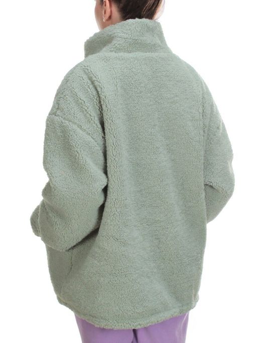 2568 MENTHOL Кофта плюшевая женская Тедди на синтепоне (50 гр. синтепон) - Fashion фото 5