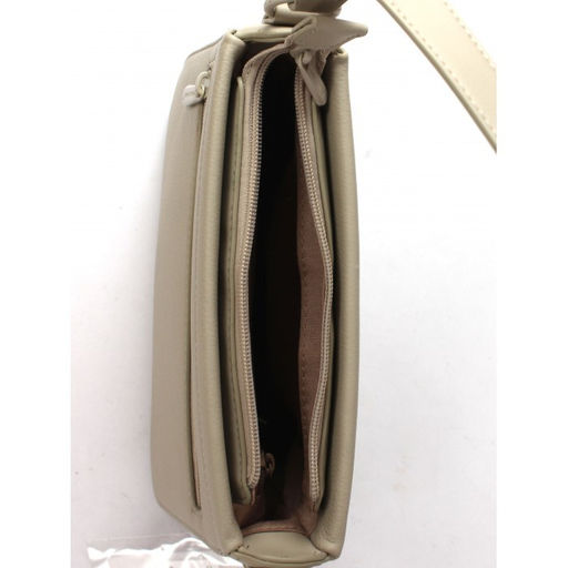 Сумка женская искусственная кожа DJ-СМ 7423-MOONSTRUCK, 1отд, плечевой ремень, серый SALE 265261 - Adelia фото 3