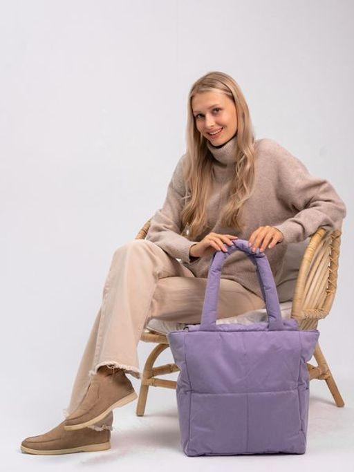 Сумка-шоппер Зима бежевый - Yollochka фото 14