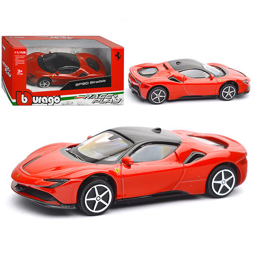 Машинка die-cast Ferrari RacePlay, красная №2, 1:43