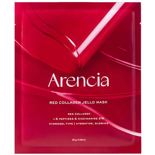 Arencia Red Collagen Jello Mask, 25g / 4 - Гидрогелевая маска с коллагеном и пептидами