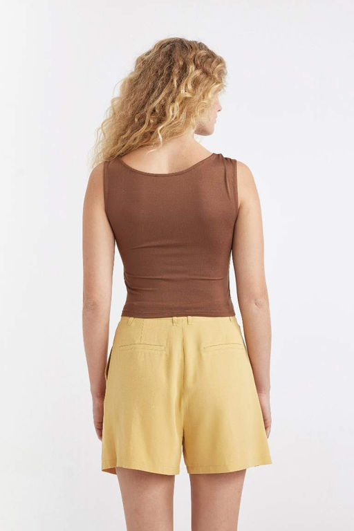 Приталенная футболка с коротким рукавом - Defacto фото 8