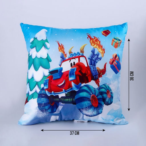 Подушка квадратная Тачка - Mni mnu фото 6