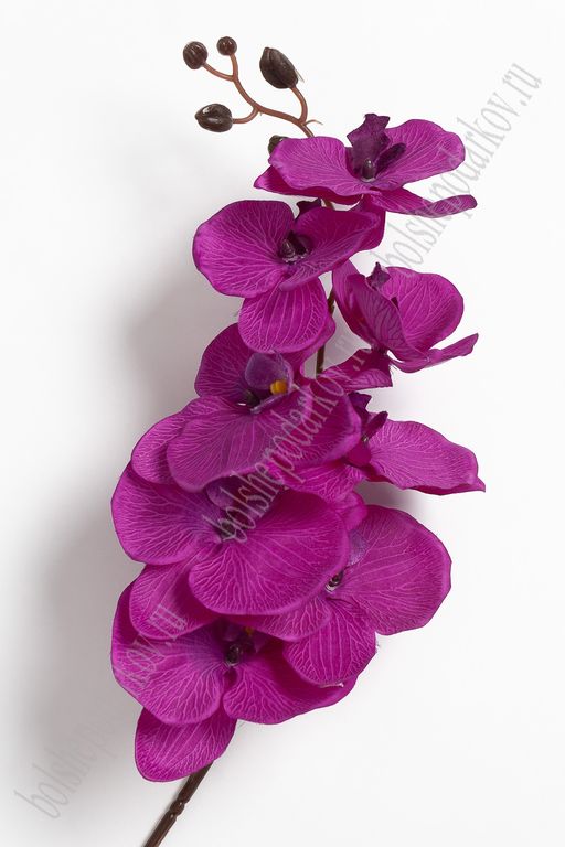 Ветка декоративная "Орхидея" 106 см (SF-1557) темно-сиреневый