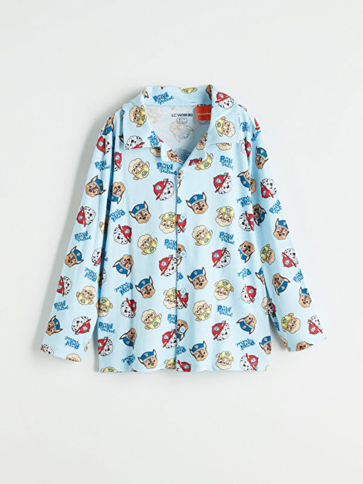 Paw Patrol Bask?l? Erkek ?ocuk Pijama Tak?m?
