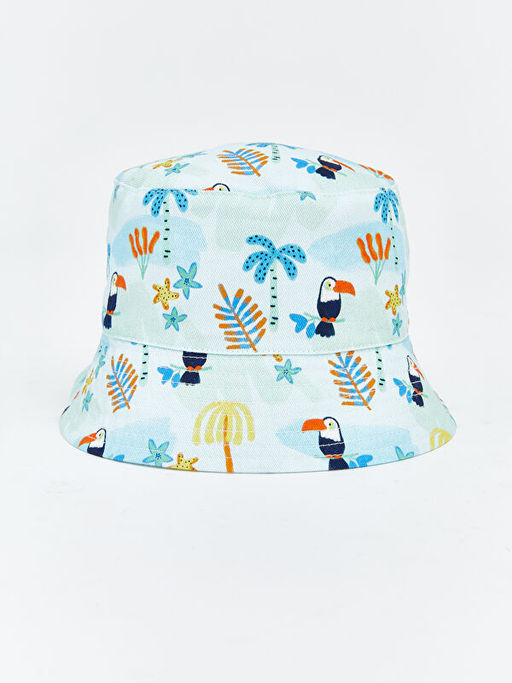 Bask?l? Erkek Bebek Bucket ?apka