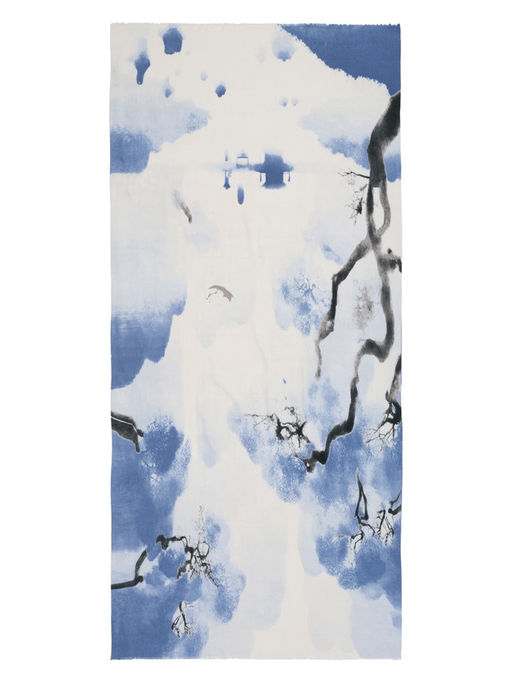 Палантин жен. виск+шерсть 90х200 LG33-603-12