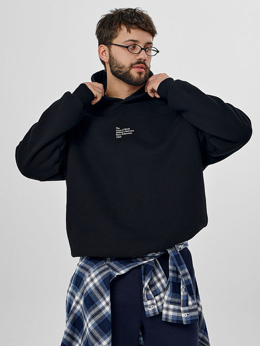 Худи мужское черное - Mark formelle фото 9