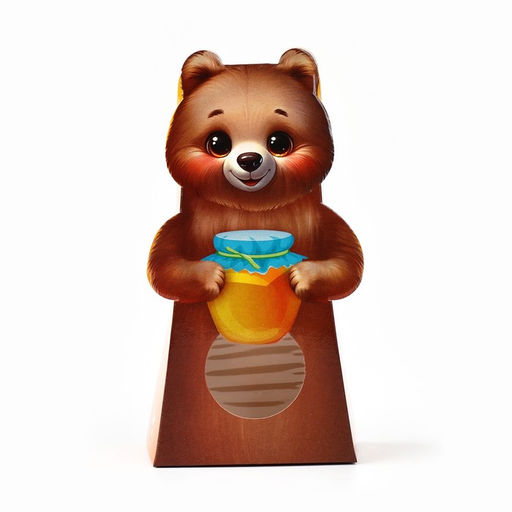 Цена за 5 шт. Коробка складная с окном «Сладкоежка», 6×12×3.5 см