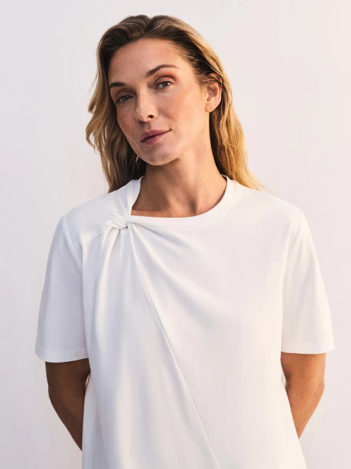 Футболка прямого кроя с узлом ZR2605023420-2 / Zarina