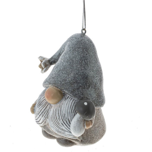 Фигурка декоративная подвесная "Гном", L8 W6 H9 см, 2в.