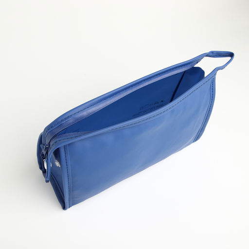 Косметичка на молнии треугольная с принтом Good trip, синяя - Simaland фото 3