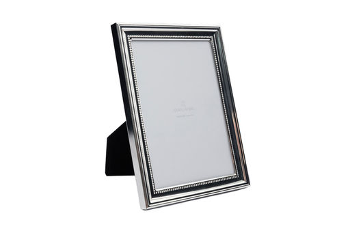 Фоторамка, 13х18 см, пластик/стекло, серебристая, Base