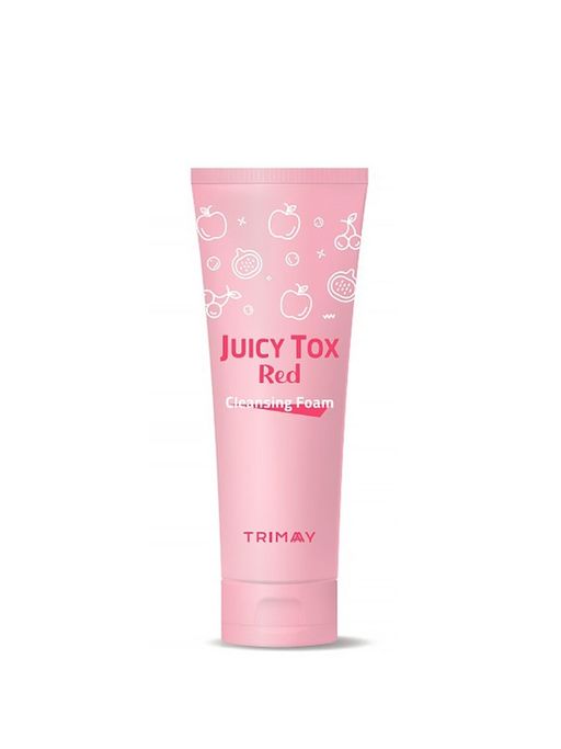 Trimay*Juicy Tox Red Cleansing Foam* Очищающая пенка на основе красного комплекса  фото 2