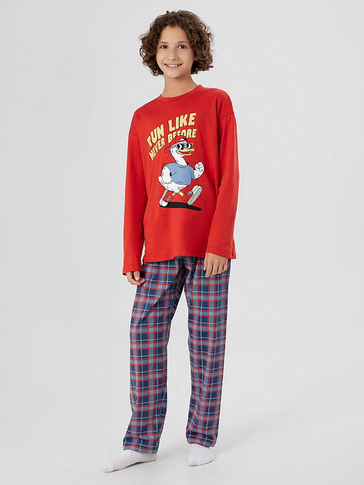 Комплект для мальчиков с надписью "Run like never before"