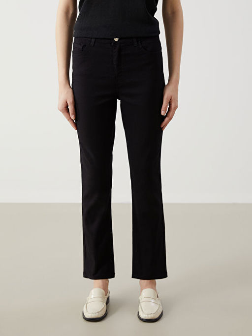 Straight Fit Kad?n Jean Pantolon