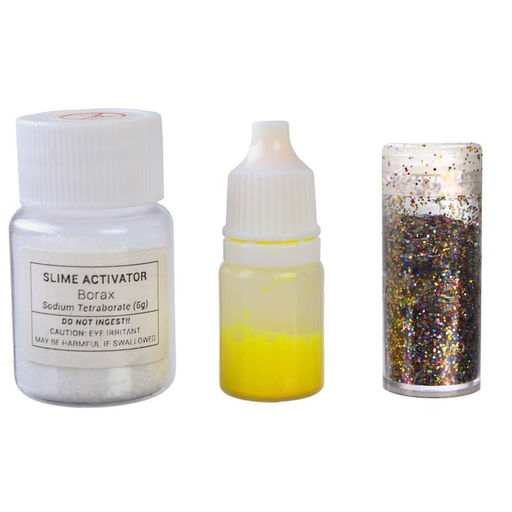 Набор для опытов Фиксики Цветные лизуны, неоновый, блестящий, зелёный  фото 6