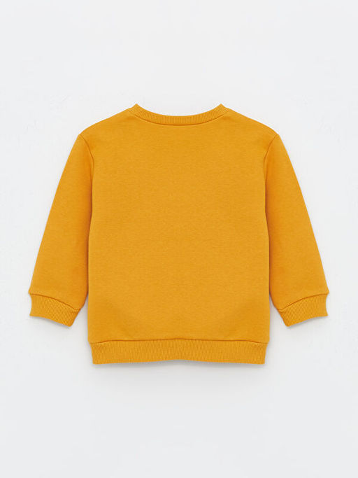 Bisiklet Yaka Y?lba?? Temal? Uzun Kollu Erkek Bebek Sweatshirt - Waikiki фото 2