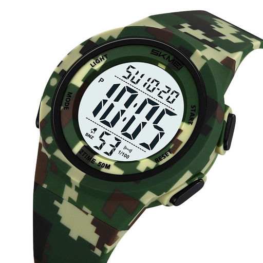 Часы наручные Skmei мужские электронные спортивные 2286green-camo