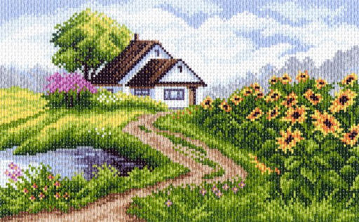 Рисунок на канве МАТРЕНИН ПОСАД арт.28х37 - 1406 Летний день
