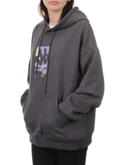 2310PG-19901 GRAY Толстовка женская (100% хлопок) - Fashion фото 5