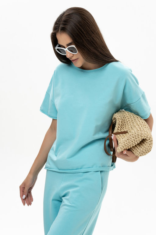 футболка хлопок с лайкрой - Solo mio фото 5