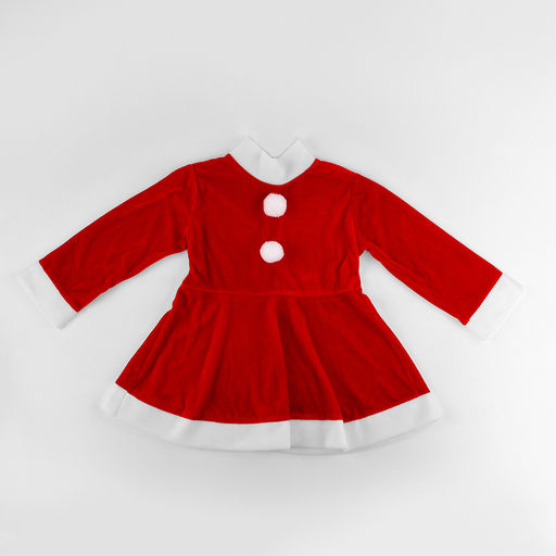 Карнавальный новогодний костюм «Милая Санточка», рост 110-122 см, платье, накидка, колпак, ремень, брошки