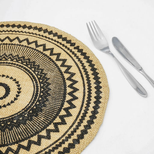 Цена за 12 шт. Салфетка сервировочная на стол Африка, 3838 см, цвет чёрный - Simaland фото 6