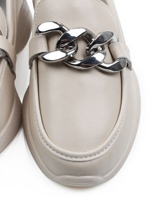 06-YG107-2 BEIGE Туфли женские (натуральная кожа)