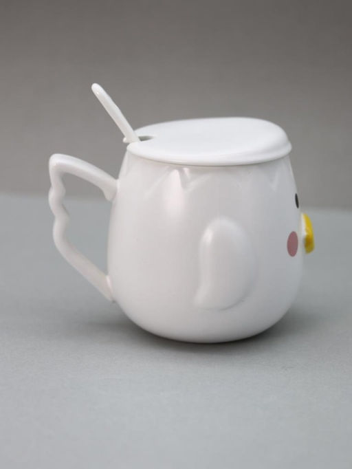 Кружка Cutie duckling, serious, white (400 ml)