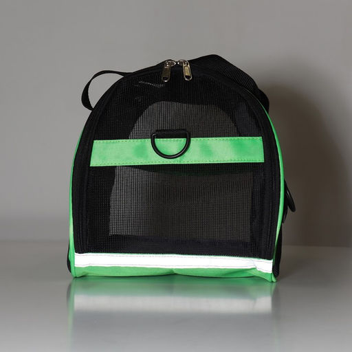 Сумка-переноска сетчатая, 53 х 26 х 36 см, зелёная - Пижон фото 13