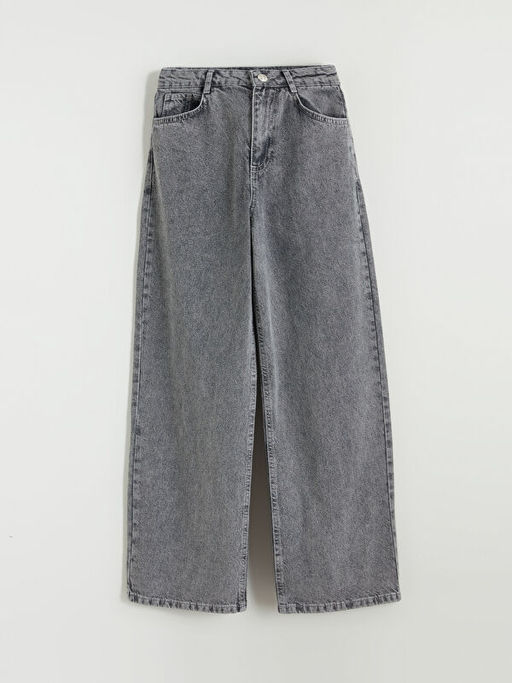 Baggy Fit K?z ?ocuk Jean Pantolon