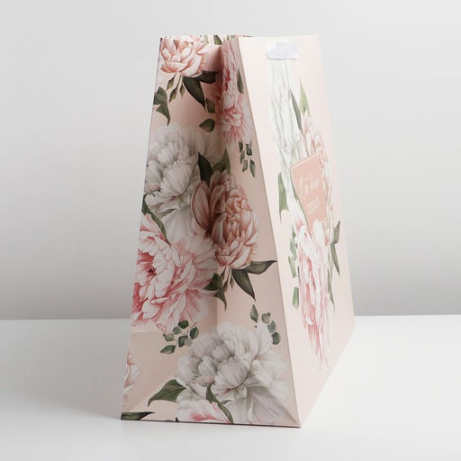 Пакет ламинированный горизонтальный Сердце, XL 40 49 19 см - Дарите счастье фото 3