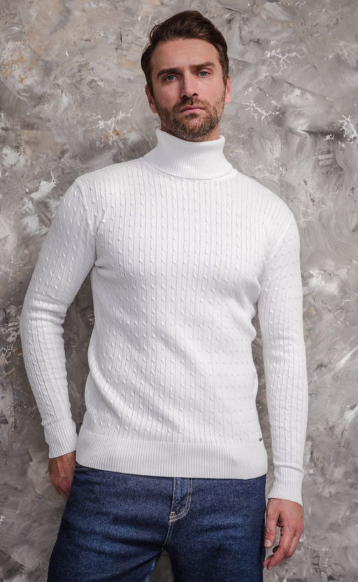 Водолазка F-871 white - Fine joyce фото 8