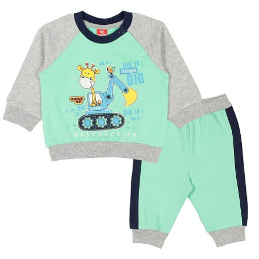 CRB wear/CWB 9886 комплект ясельный (джемпер, брюки), мятный/Ex.Cherubino  фото 3