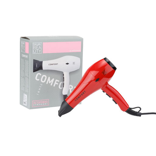 Фен 2200 Вт Comfort Red DEWAL BEAUTY HD1004-Red  фото 8
