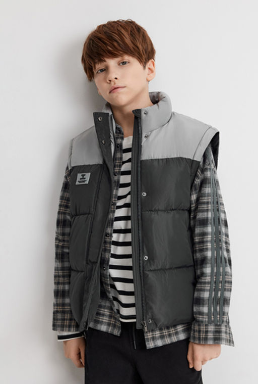 ACOOLA / Утеплённая куртка со съёмными рукавами для мальчиков  фото 7