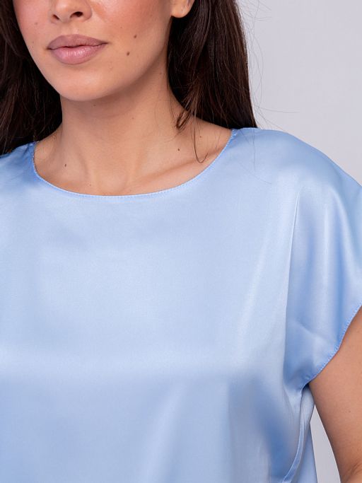 Блуза Base О17/васильковый - Ihomelux фото 2