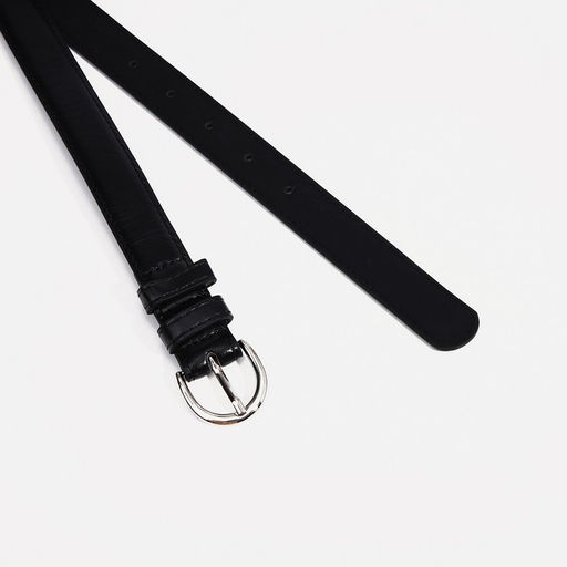 Ремень женский, ширина 2,3 см, пряжка металл, цвет чёрный - Simaland фото 2