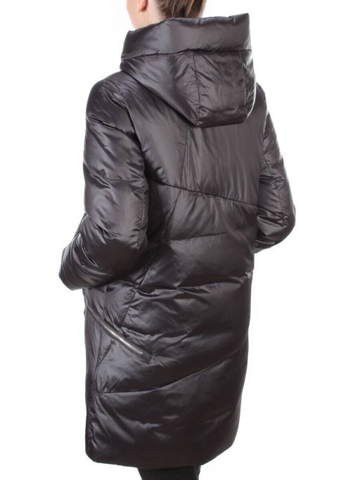 GWD21530P DARK GRAY Пальто зимнее женское PURELIFE (200 гр. холлофайбер) - Fashion фото 4