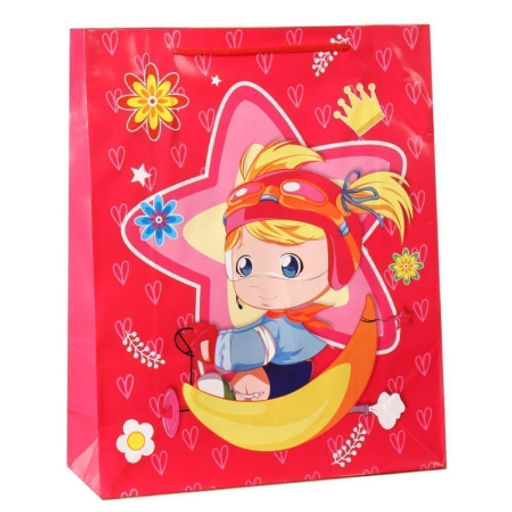 Цена за 12 шт. Пакет подарочный 26x32x9см / 470-1 /уп 12/960/ микс - Галеонтрейд фото 4