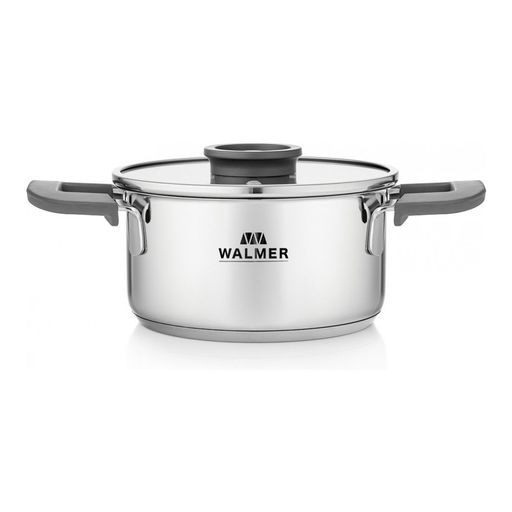 Кастрюля с крышкой Walmer Preston, 1.5 л, цвет хром  фото 3