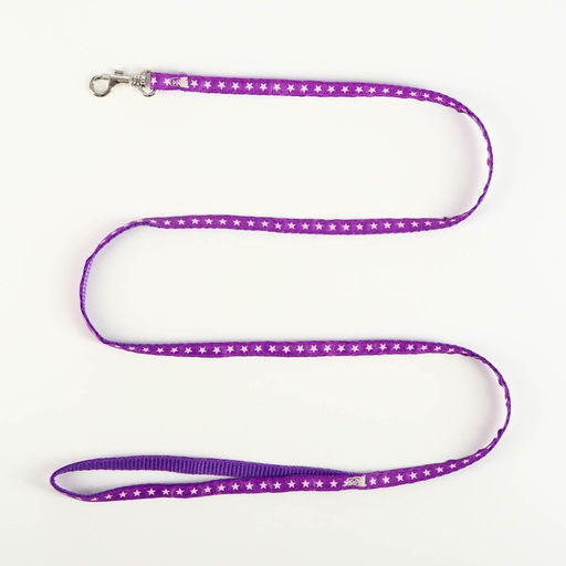 Комплект амуниции Звёзды, поводок 120 х 1 см, ОГ 26-38 см, фиолетовый - Пижон фото 6