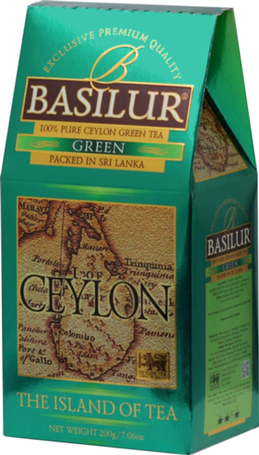 BASILUR. Чайный остров. Green 200 гр. карт.пачка