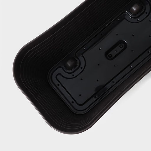 Ящик для цветов балконный «Ротанг», 7.5 л, 38.5×18×16 см, пластик, коричневый