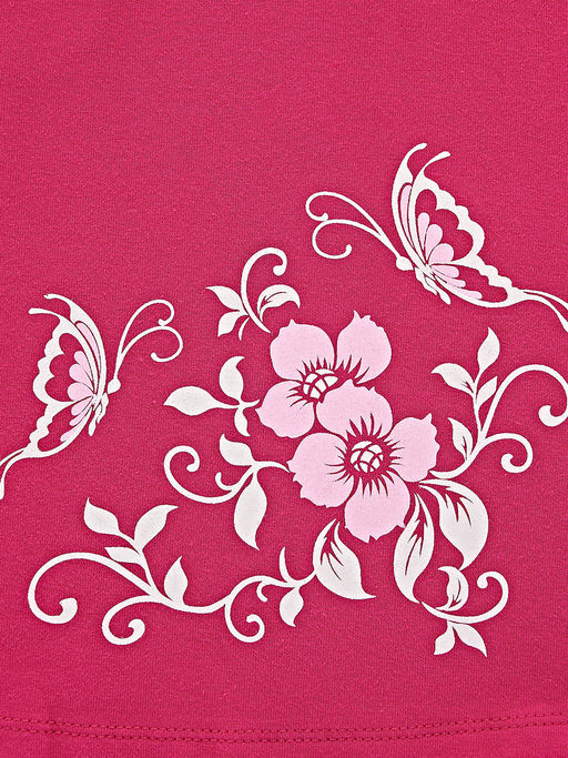 Футболка для девочки UD 1634 малиновый - Mini maxi фото 6