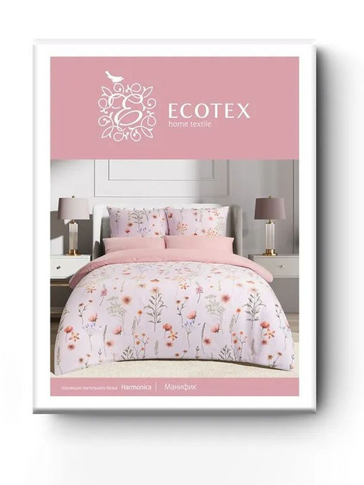 Постельное белье Манифик 2сп Max (простыня на резинке 160х200) + 4 наволочки - Ecotex фото 7