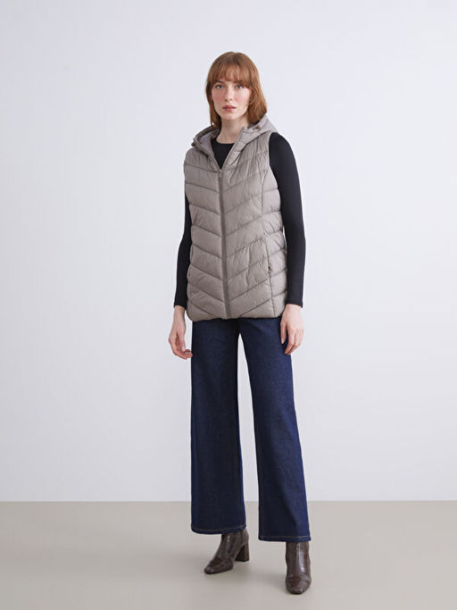 Kap??onlu Kad?n ?i?me Yelek