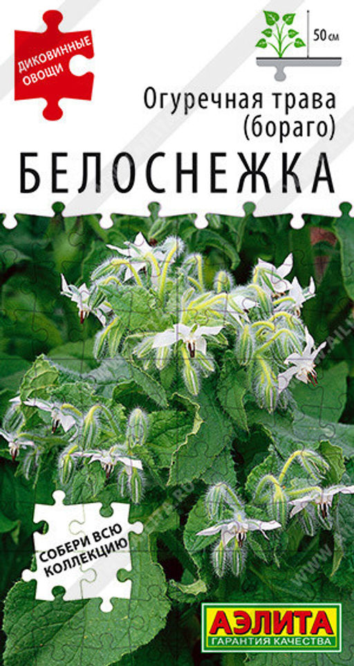 0691A Огуречная трава Белоснежка 15шт