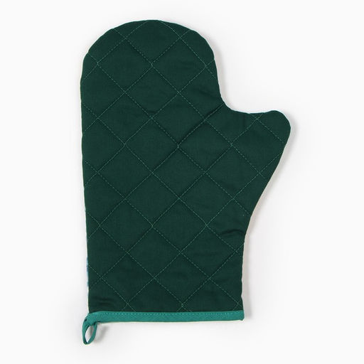 Варежка-прихватка Этель Гортензии 20х28см,саржа, 100% х/л, ватин 250г/м2  фото 3